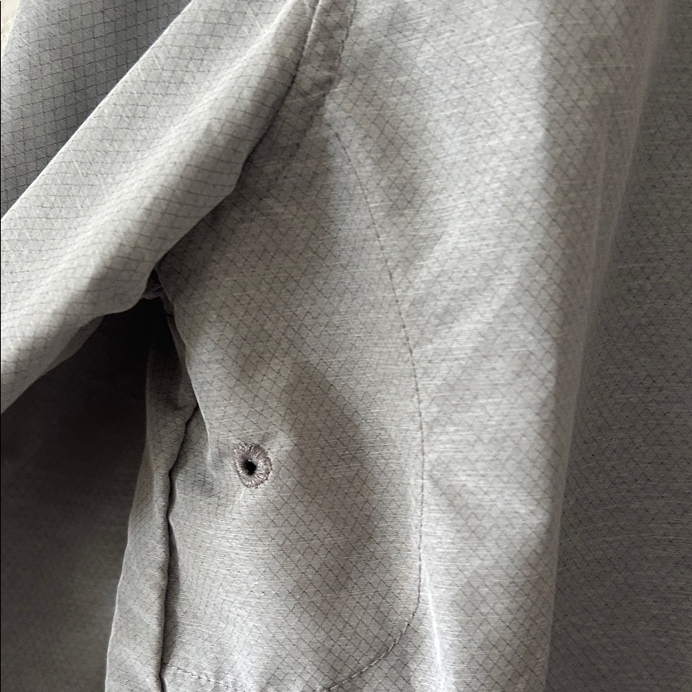 Herschel Supply Company Light Gray Shirt Jacket Windbreaker size S - Picture 3 of 5